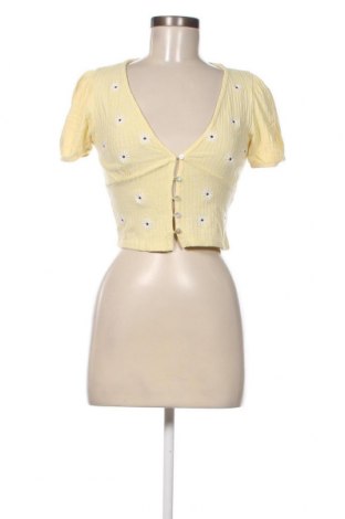 Damen Shirt Bershka, Größe M, Farbe Gelb, Preis 3,57 €