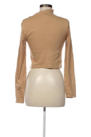 Дамска блуза Bershka, Размер L, Цвят Кафяв, Цена 3,80 лв.