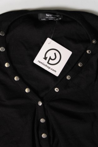 Damen Shirt Bershka, Größe L, Farbe Schwarz, Preis 3,83 €