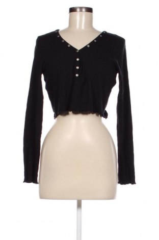 Дамска блуза Bershka, Размер L, Цвят Черен, Цена 10,45 лв.