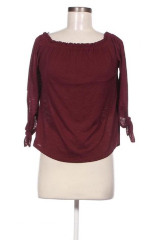 Γυναικεία μπλούζα Bershka, Μέγεθος XS, Χρώμα Κόκκινο, Τιμή 2,35 €