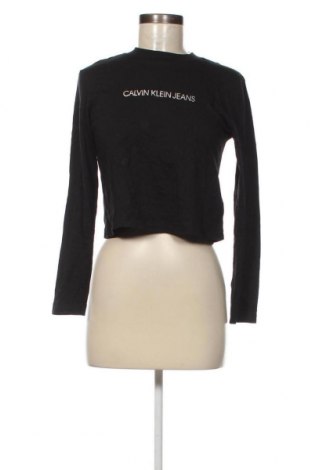 Дамска блуза Calvin Klein Jeans, Размер XS, Цвят Черен, Цена 34,10 лв.