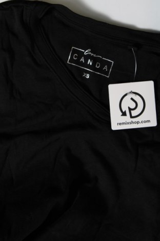 Γυναικεία μπλούζα Canda, Μέγεθος XS, Χρώμα Μαύρο, Τιμή 3,41 €