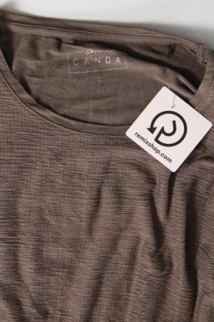 Γυναικεία μπλούζα Canda, Μέγεθος L, Χρώμα Γκρί, Τιμή 11,75 €