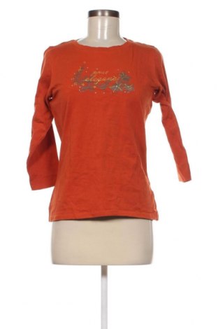 Дамска блуза Cecilia Classics, Размер M, Цвят Оранжев, Цена 9,50 лв.