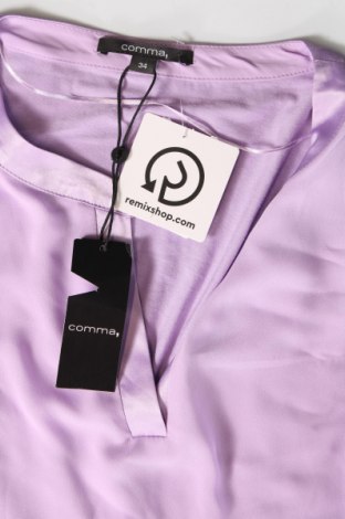 Γυναικεία μπλούζα Comma,, Μέγεθος XS, Χρώμα Βιολετί, Τιμή 16,14 €