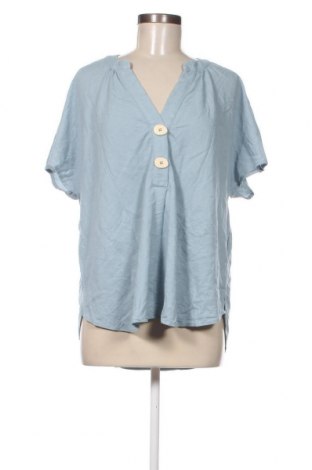 Дамска блуза Cortefiel, Размер XL, Цвят Син, Цена 20,40 лв.