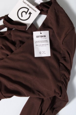 Дамска блуза Cotton On, Размер XL, Цвят Кафяв, Цена 15,19 лв.