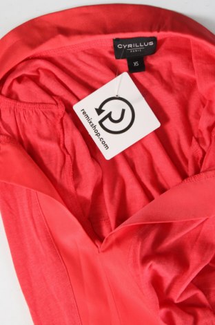 Дамска блуза Cyrillus, Размер XS, Цвят Червен, Цена 26,30 лв.