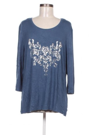 Γυναικεία μπλούζα Damart, Μέγεθος 3XL, Χρώμα Μπλέ, Τιμή 7,05 €