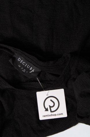 Γυναικεία μπλούζα Decjuba, Μέγεθος M, Χρώμα Μαύρο, Τιμή 11,88 €