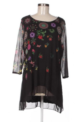 Γυναικεία μπλούζα Desigual, Μέγεθος XXL, Χρώμα Μαύρο, Τιμή 29,69 €