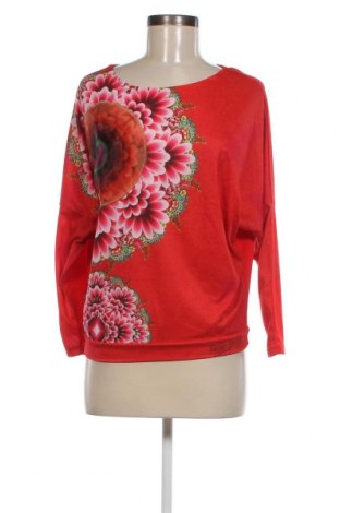 Γυναικεία μπλούζα Desigual, Μέγεθος M, Χρώμα Κόκκινο, Τιμή 16,71 €