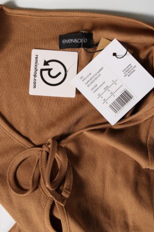 Γυναικεία μπλούζα Even&Odd, Μέγεθος S, Χρώμα Καφέ, Τιμή 3,20 €