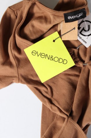 Γυναικεία μπλούζα Even&Odd, Μέγεθος XS, Χρώμα Καφέ, Τιμή 2,40 €