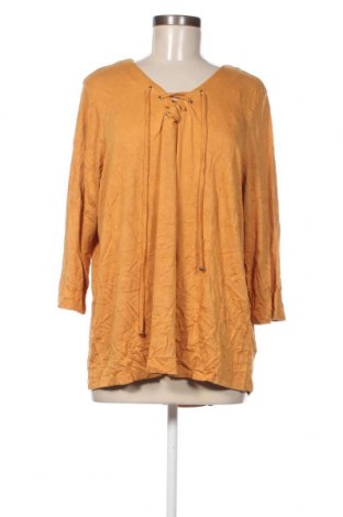 Γυναικεία μπλούζα F&F, Μέγεθος XXL, Χρώμα Κίτρινο, Τιμή 11,40 €