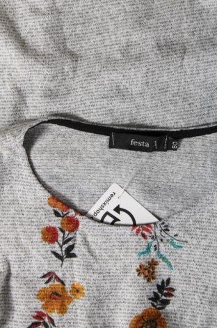Damen Shirt Festa, Größe L, Farbe Grau, Preis 2,64 €