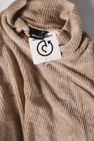 Γυναικεία μπλούζα Gina Tricot, Μέγεθος XS, Χρώμα  Μπέζ, Τιμή 1,86 €