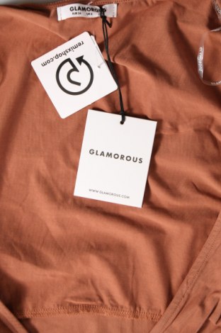 Дамска блуза Glamorous, Размер XS, Цвят Кафяв, Цена 15,40 лв.