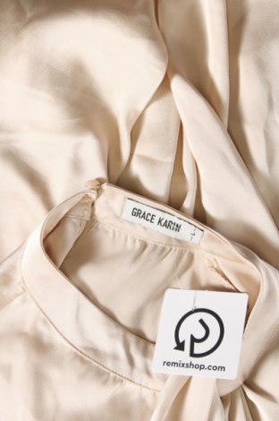 Дамска блуза Grace Karin, Размер L, Цвят Бежов, Цена 31,00 лв.