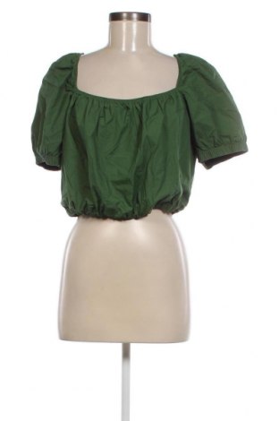 Дамска блуза H&M, Размер M, Цвят Зелен, Цена 19,55 лв.