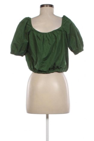 Дамска блуза H&M, Размер M, Цвят Зелен, Цена 19,55 лв.