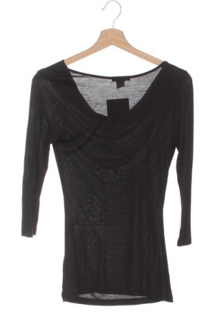 Дамска блуза H&M, Размер XS, Цвят Черен, Цена 10,00 лв.