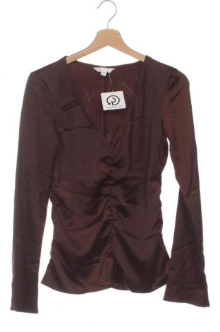 Γυναικεία μπλούζα H&M, Μέγεθος XS, Χρώμα Καφέ, Τιμή 2,35 €
