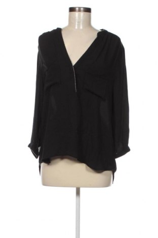 Дамска блуза H&M, Размер L, Цвят Черен, Цена 10,45 лв.