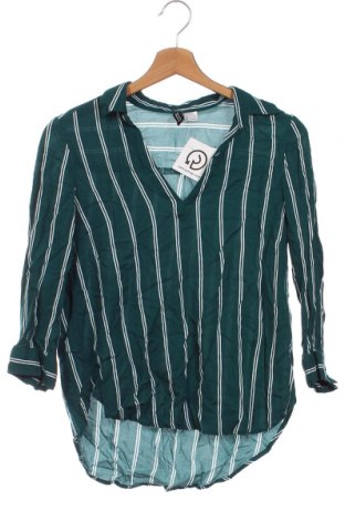 Дамска блуза H&M Divided, Размер XS, Цвят Зелен, Цена 10,83 лв.