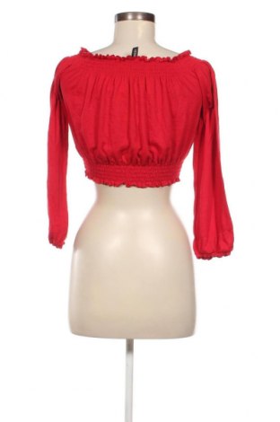 Дамска блуза H&M Divided, Размер XS, Цвят Червен, Цена 5,70 лв.
