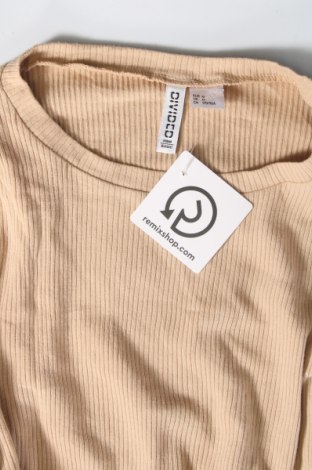 Damen Shirt H&M Divided, Größe M, Farbe Beige, Preis 1,98 €