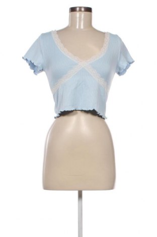 Damen Shirt H&M Divided, Größe M, Farbe Blau, Preis 5,95 €