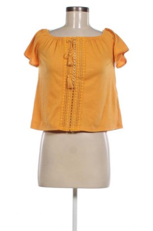 Дамска блуза H&M Divided, Размер S, Цвят Жълт, Цена 11,14 лв.