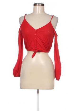 Дамска блуза H&M Divided, Размер XS, Цвят Червен, Цена 5,70 лв.