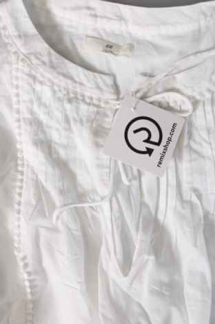 Дамска блуза H&M L.O.G.G., Размер M, Цвят Бял, Цена 15,04 лв.