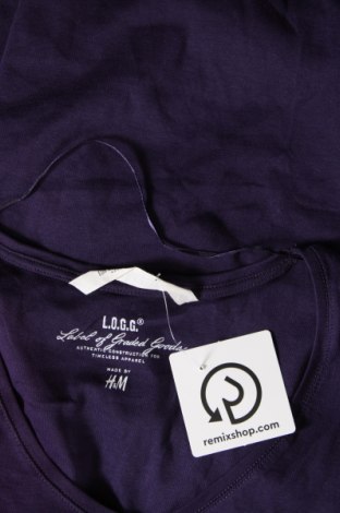 Damen Shirt H&M L.O.G.G., Größe M, Farbe Lila, Preis € 1,98