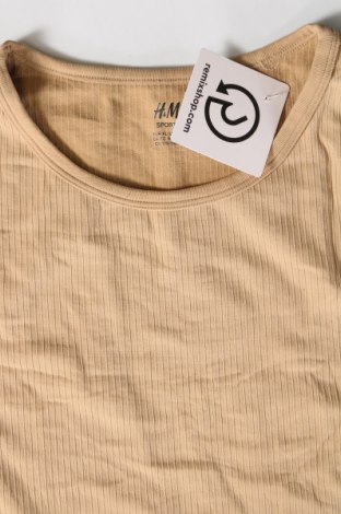 Дамска блуза H&M Sport, Размер XL, Цвят Бежов, Цена 5,75 лв.