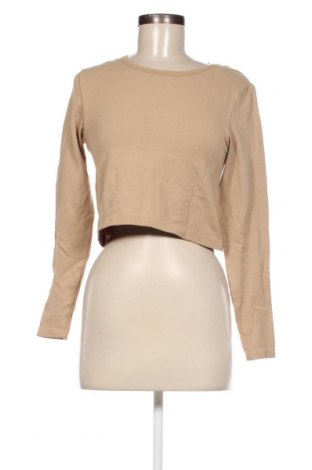 Дамска блуза H&M Sport, Размер XL, Цвят Бежов, Цена 23,00 лв.