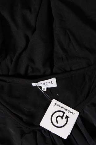 Γυναικεία μπλούζα Hucke, Μέγεθος M, Χρώμα Μαύρο, Τιμή 3,36 €