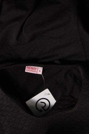 Γυναικεία μπλούζα Infinity Woman, Μέγεθος M, Χρώμα Μαύρο, Τιμή 3,53 €