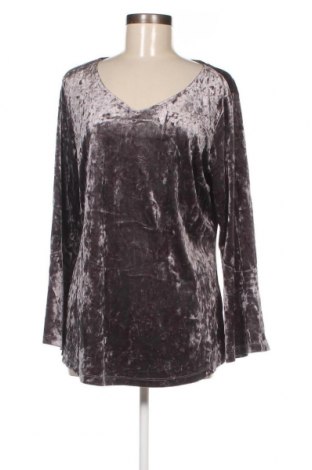 Γυναικεία μπλούζα Isaac Mizrahi Live, Μέγεθος XL, Χρώμα Γκρί, Τιμή 3,79 €