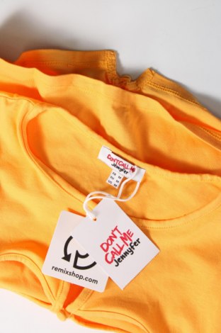 Дамска блуза Jennyfer, Размер M, Цвят Жълт, Цена 4,65 лв.