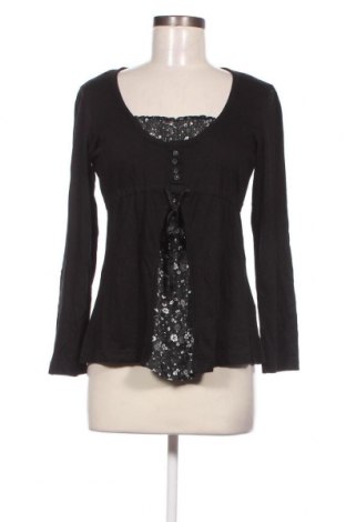 Дамска блуза KappAhl, Размер M, Цвят Черен, Цена 27,00 лв.