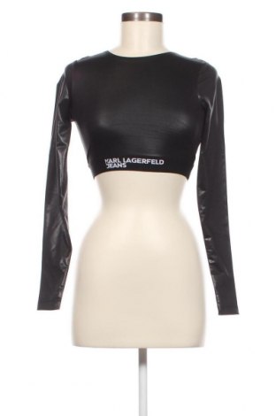 Damen Shirt Karl Lagerfeld, Größe XS, Farbe Schwarz, Preis € 47,22