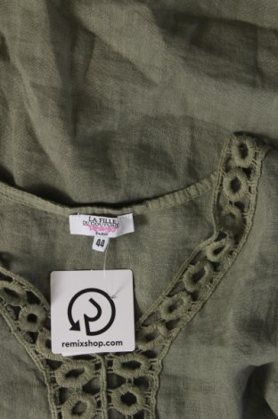 Damen Shirt La Fille Du Couturier, Größe M, Farbe Grün, Preis 12,28 €