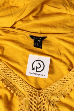 Дамска блуза Lindex, Размер XXL, Цвят Жълт, Цена 19,00 лв.