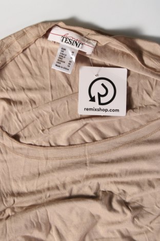 Γυναικεία μπλούζα Linea Tesini, Μέγεθος M, Χρώμα  Μπέζ, Τιμή 3,15 €