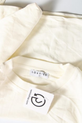 Γυναικεία μπλούζα Loavies, Μέγεθος M, Χρώμα Εκρού, Τιμή 3,15 €