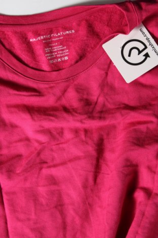 Γυναικεία μπλούζα Majestic Filatures, Μέγεθος M, Χρώμα Ρόζ , Τιμή 6,96 €